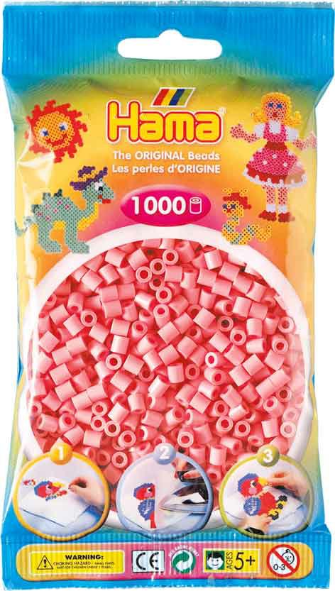 250-20706 Bügelperlen rosa 1000 Stück Ha