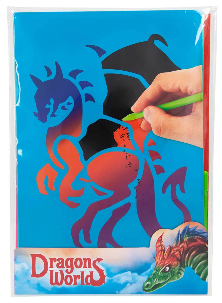 262-0011078 Dino World Magic Scratch Karte