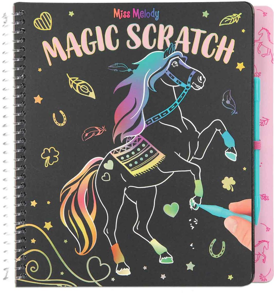 262-0011457 Miss Melody Magic Scratch Book