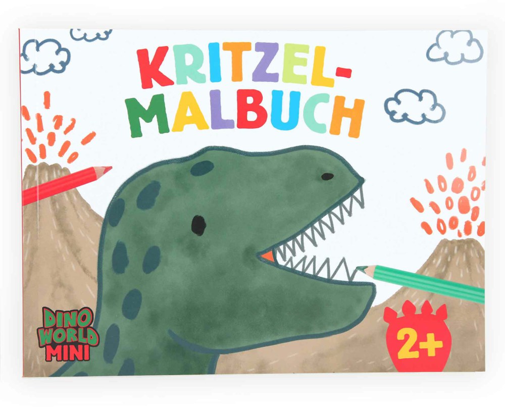 262-0012011 Dino World Kritzel Malbuch MIN