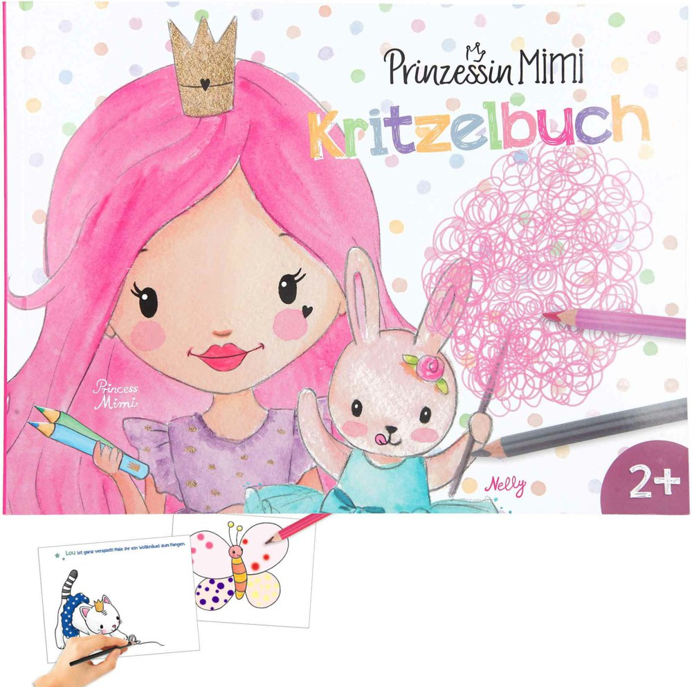 262-0012012 Princess Mimi Kritzel Malbuch 