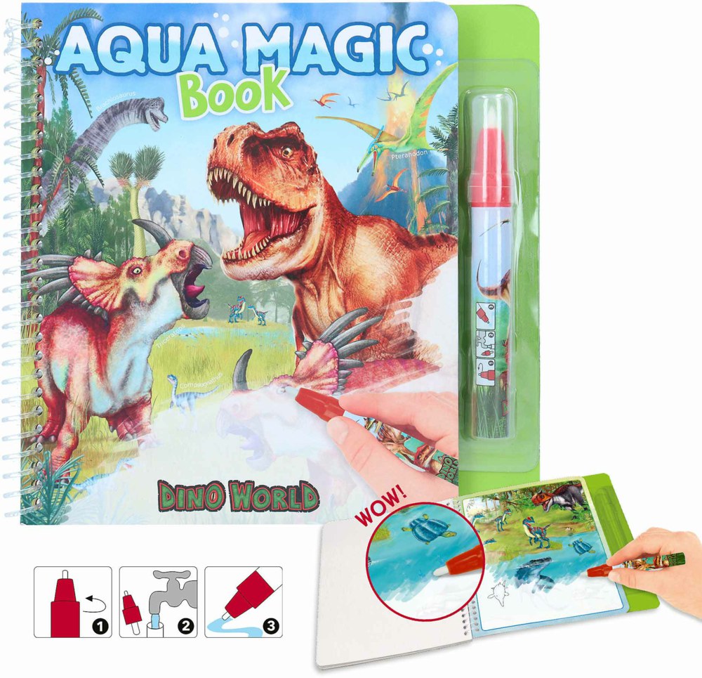262-0012095 Dino World Aqua Magic Book Dep