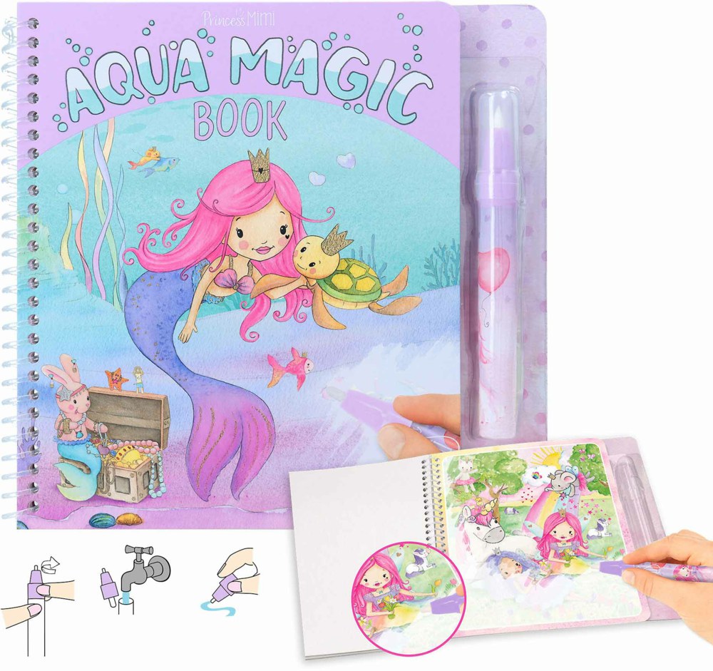 262-0012096 Princess Mimi Aqua Magic Book 