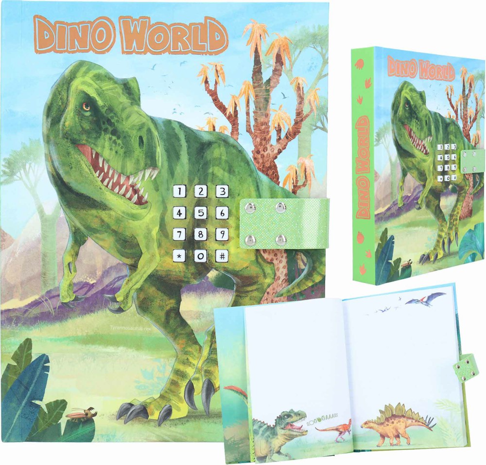 262-0012141 Dino World Geheimcode Tagebuch