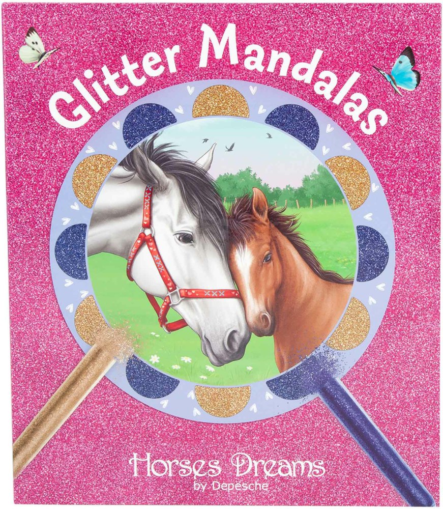 262-005476 Horses Dreams Glitter Mandalas