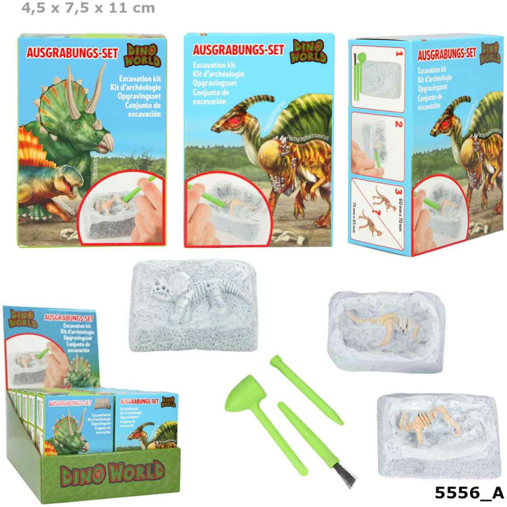 262-005556 Dino World Ausgrabungs-Set kle