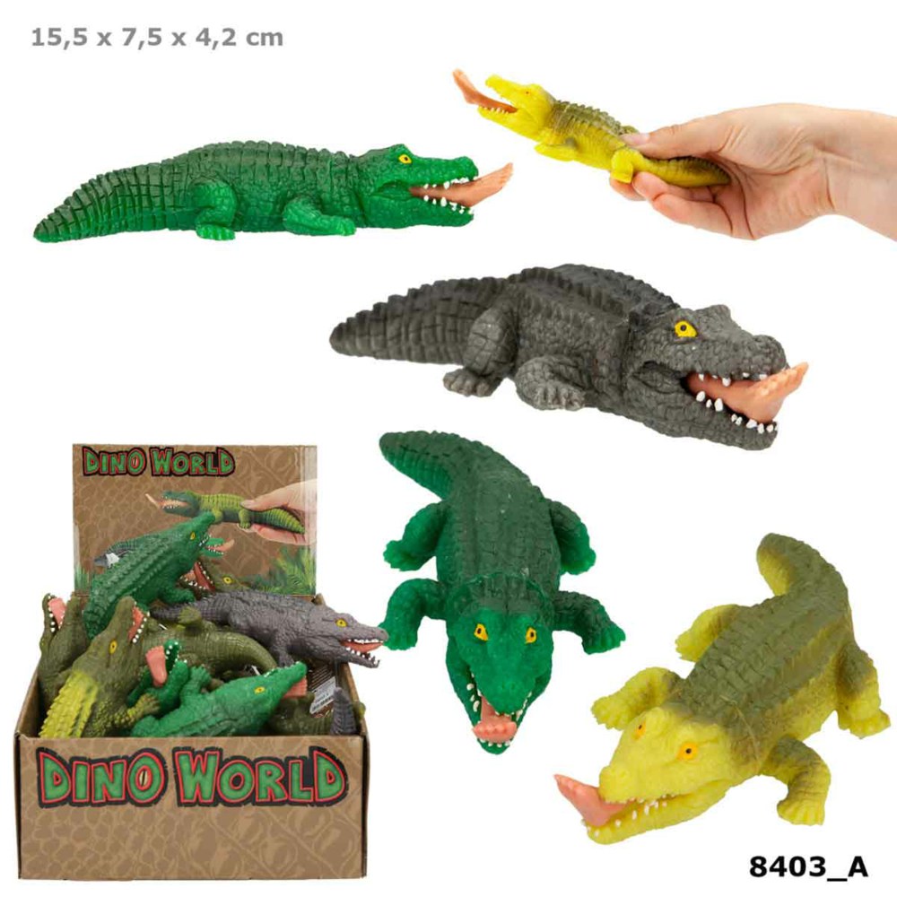 262-008403 Dino World Quetsch Krokodil De