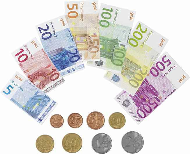 266-51853 Euro Kinder Spielgeld 84 Bankn
