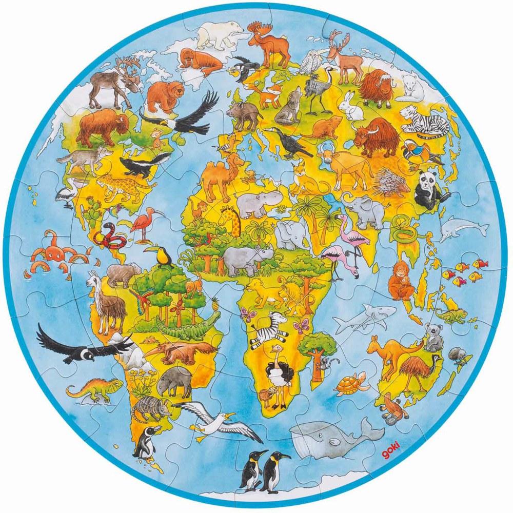 266-57711 XXL Puzzle Welt Goki Puzzle, 4