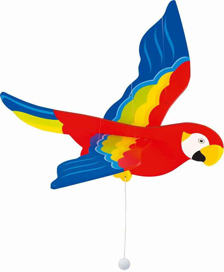 266-GK452 Schwingtier Papagei Spannweite