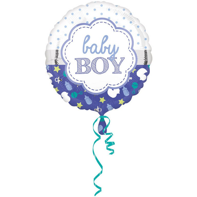 270-3364201 Gefüllter Folienballon Baby Bo