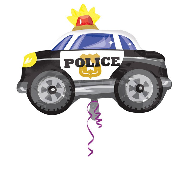 270-3367301 Gefüllter Folienballon Polizei