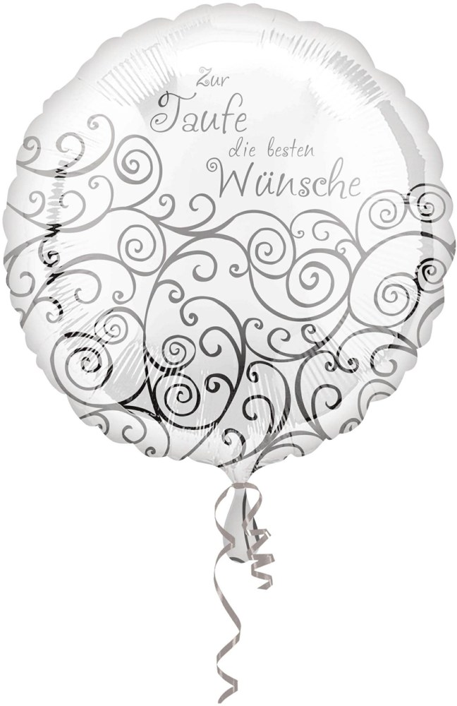 270-3582401 Gefüllter Folienballon Taufe A