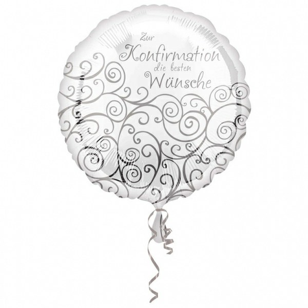 270-3582601 Gefüllter Folienballon Konfirm