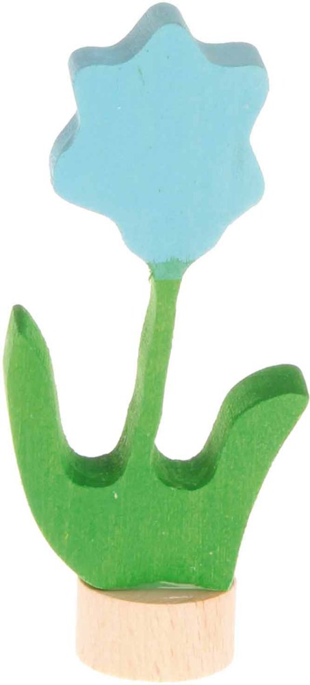 285-03610 Stecker Blume blau Grimm's Spi