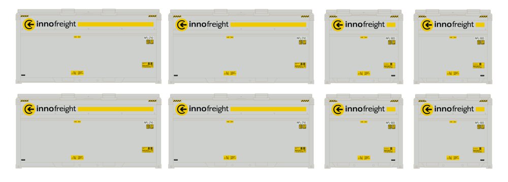 312-H9008 Container-Set Innofreight, 8-t