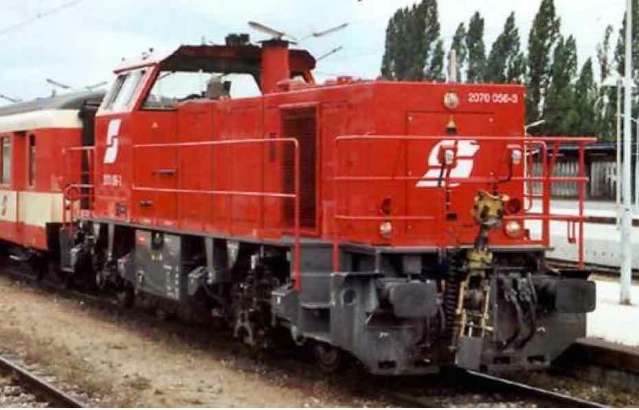 312-JC20732 Diesellokomotive 2070.056, rot