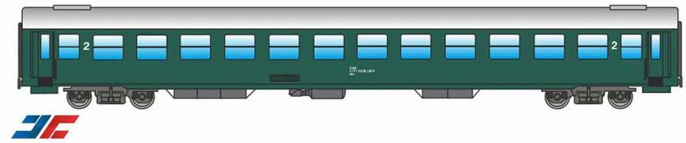 312-JC90001 UIC-X Reisezugwagen 2. Klasse,