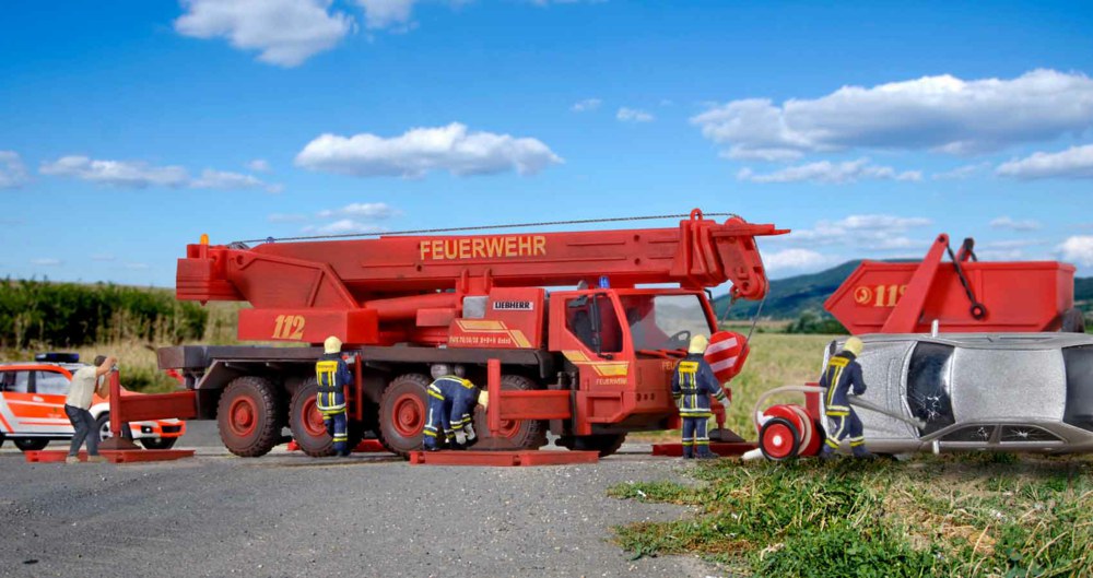 315-13041 Feuerwehr Kranwagen LIEBHERR L