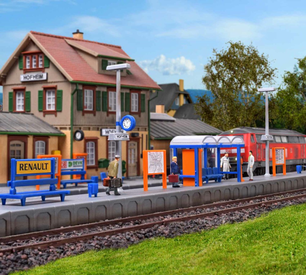 315-39558 Bahnsteig Hofheim Kibri Miniat