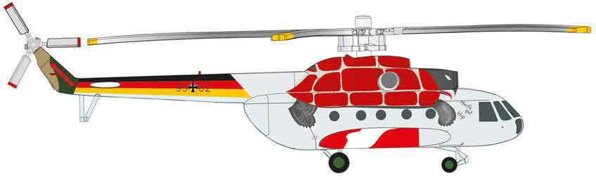 317-571197 German Army Mil Mi-8TB Hip H