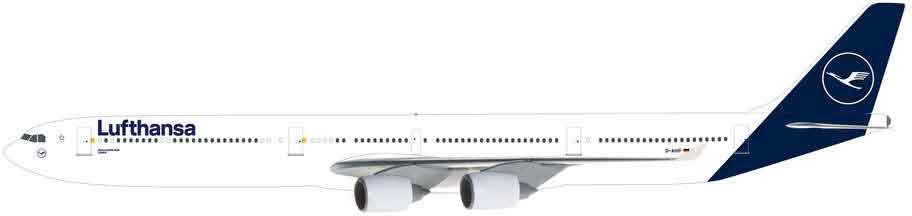 317-612616 Lufthansa Airbus A340-600 Lu 