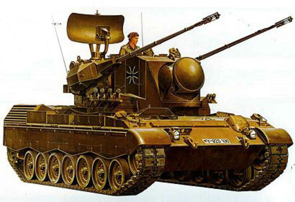 318-300035099 Bundeswehr Flak-Panzer Gepard 