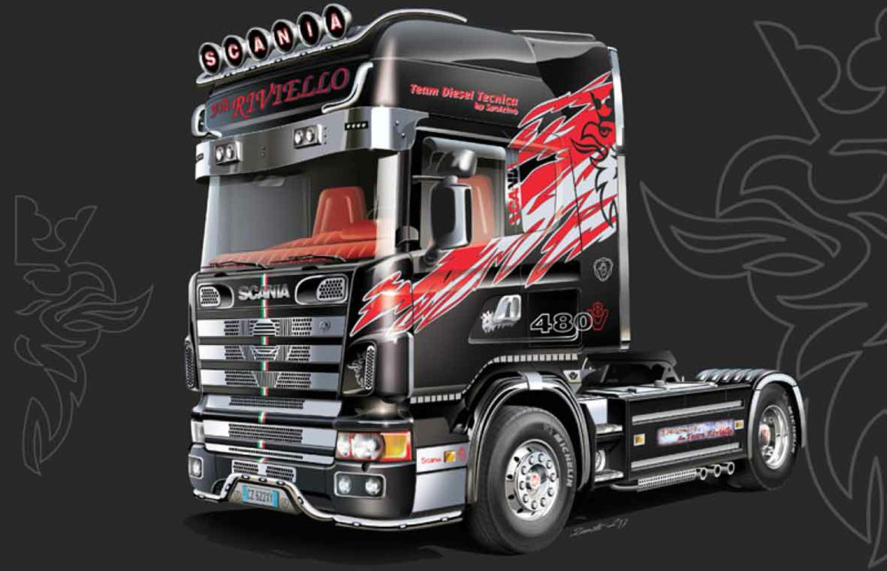 318-510003922 Scania 164L Topclass Italeri M