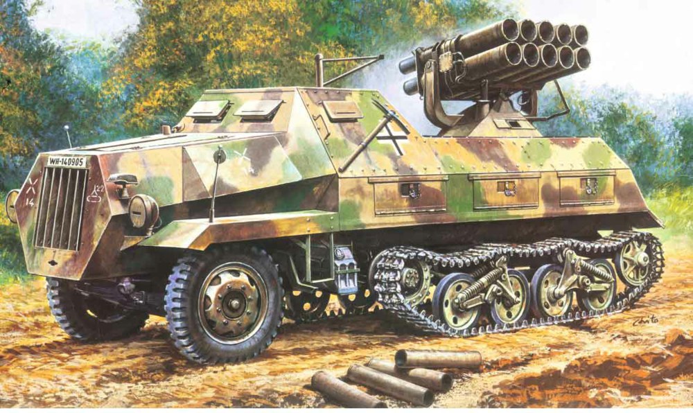 318-510006546 Panzerwerfer 42 Maultier Halbk