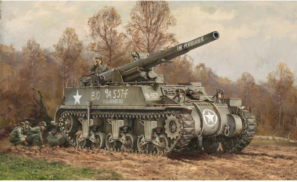 318-510007076 Panzerfahrzeug US M12 GMC Haub