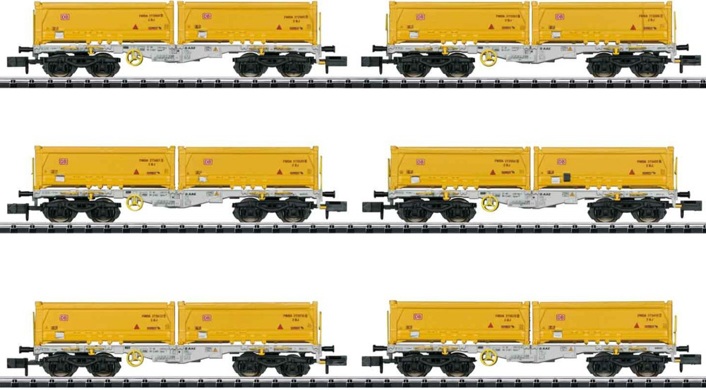 319-T15075 Güterwagen-Set Abraumzug MiniT