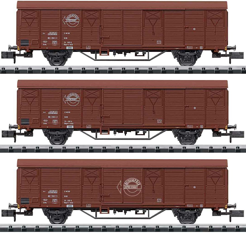 319-T18902 Güterwagen-Set Expressgut DR M