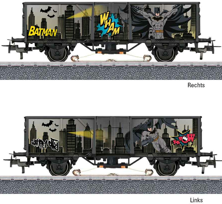 320-044826 Offener Güterwagen Batman Märk