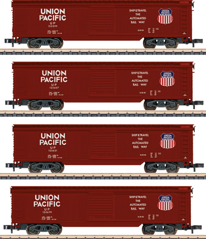 320-082497 US Güterwagen-Set Union Pacifi