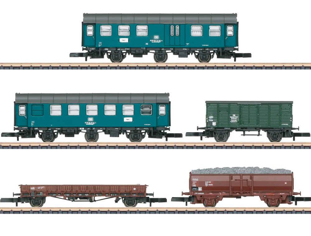 320-087761 Bahndienst- und Güterwagenset 