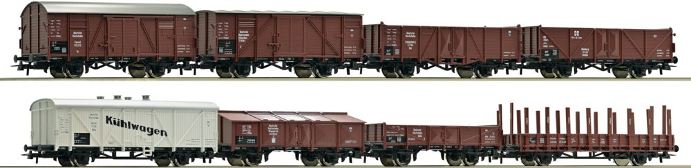 321-44003 8-teiliges Set Güterwagen der 