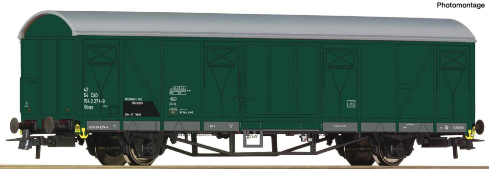 321-67614 Gedeckter Güterwagen, CD Roco 