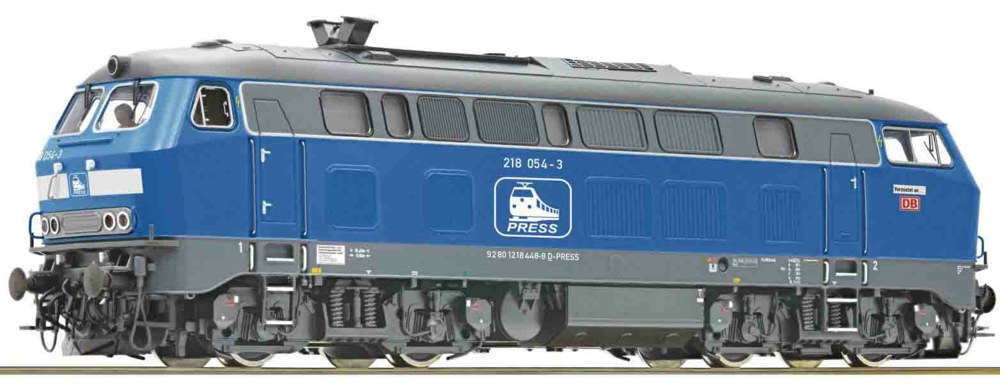 321-70754 Sound-Diesellokomotive 218 054