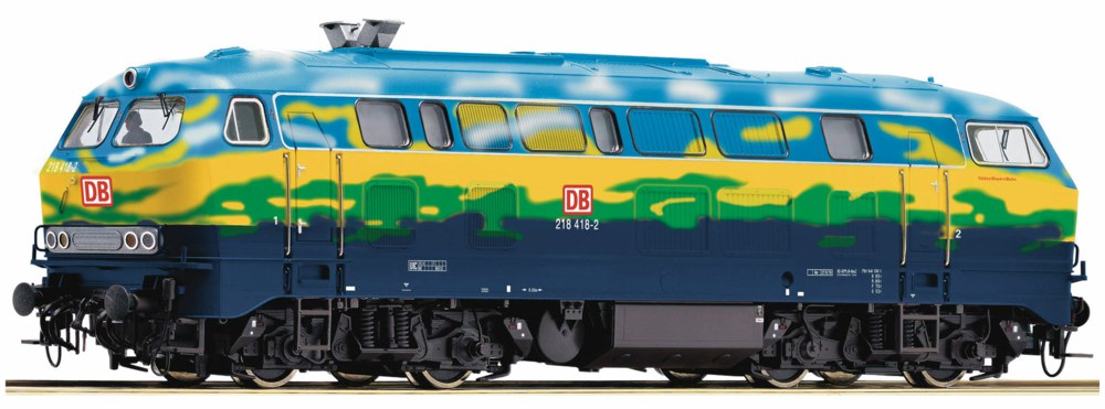 321-70758 Sound-Diesellokomotive 218 418