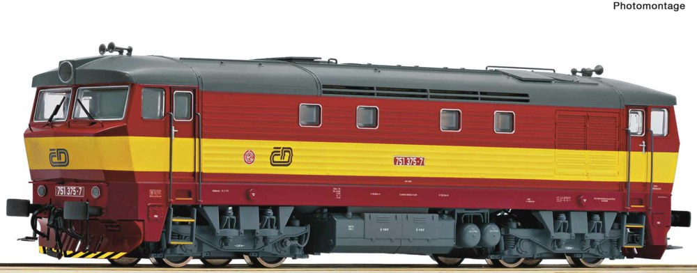 321-70923 Sound-Diesellokomotive Rh 751,