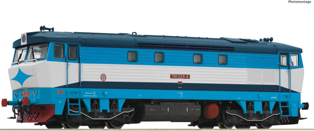 321-70924 Diesellokomotive 751 229-6, CD