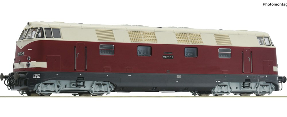 321-73896 Diesellokomotive 118 512-3, DR