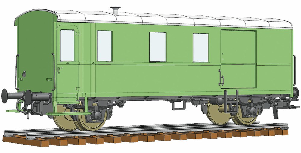 321-74220 Güterzuggepäckwagen der DB Roc