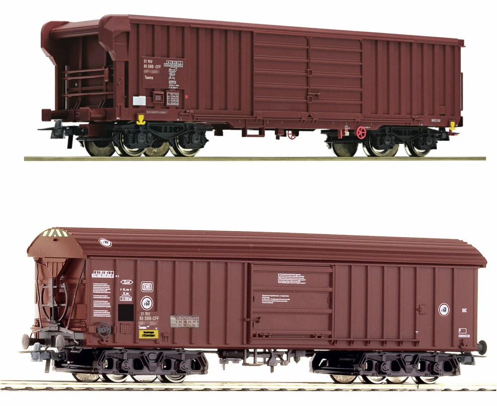 321-76020 2-tlg. Set: Güterwagen, DB/SBB