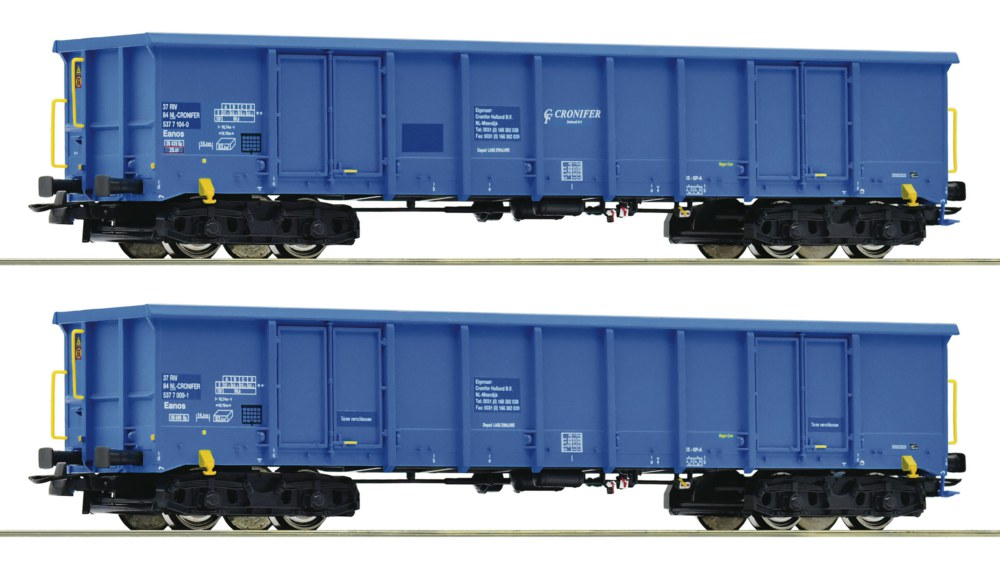321-76023 2-tlg. Set: Offene Güterwagen,
