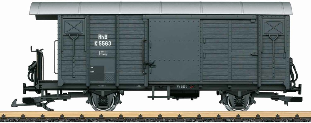 323-L43814 RhB gedeckter Güterwagen Lehma