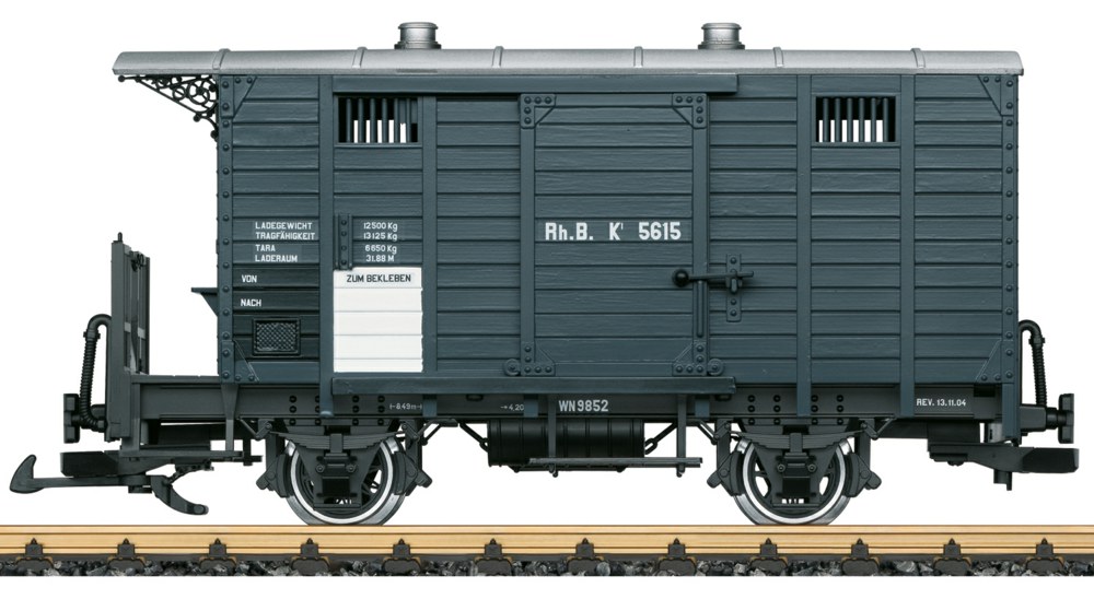 323-L45302 RhB gedeckter Güterwagen Lehma