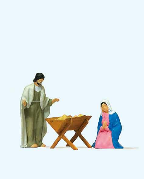 324-29091 Maria und Josef mit Krippe Pre