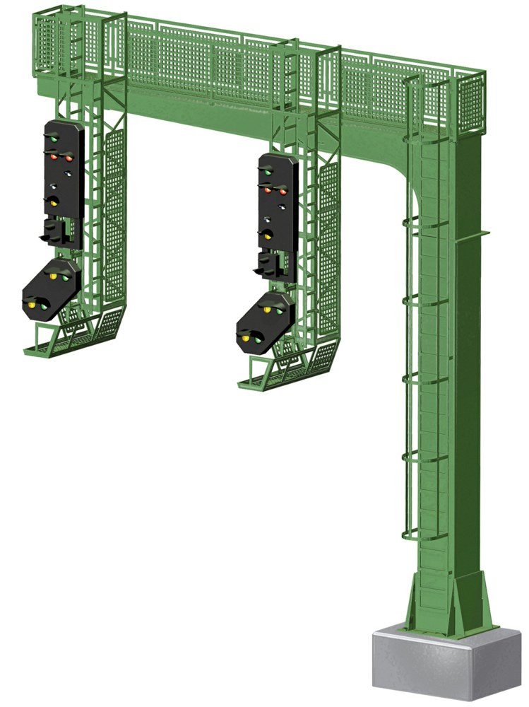 325-4750 Signalbrücke mit zwei Einfahrs