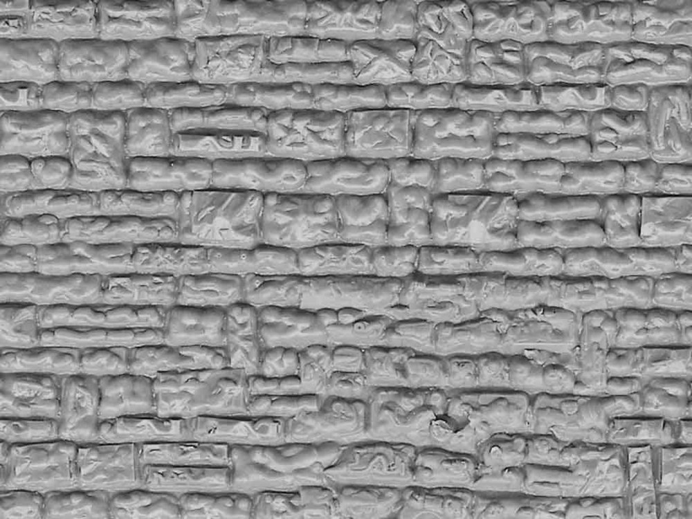 326-46031 Mauerplatte Haustein aus Kunst